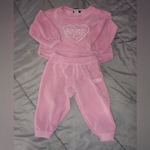 Bebe Pink Kids Matching Set